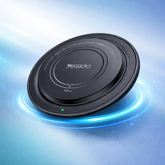 Φορτιστής Δικτύου Ασύρματος Yesido DS39, 15W, 1.67A, Μαύρος