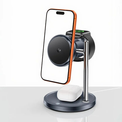 Φορτιστής Δικτύου Ασύρματος Yesido DS40 3σε1, 25W, 1.67A, Μαύρος