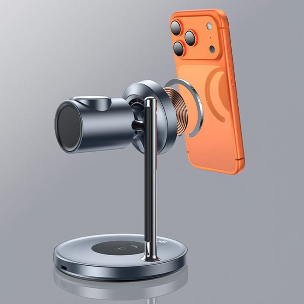 Φορτιστής Δικτύου Ασύρματος Yesido DS40 3σε1, 25W, 1.67A, Μαύρος