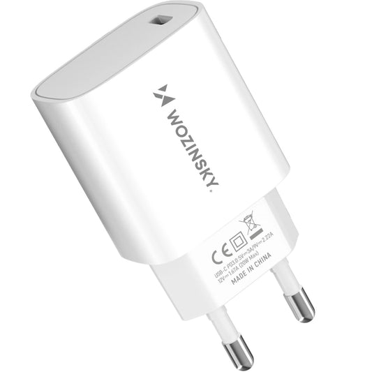Φορτιστής Δικτύου WZK WGWCCW, 20W, 3A, 1 x USB-C, Λευκό