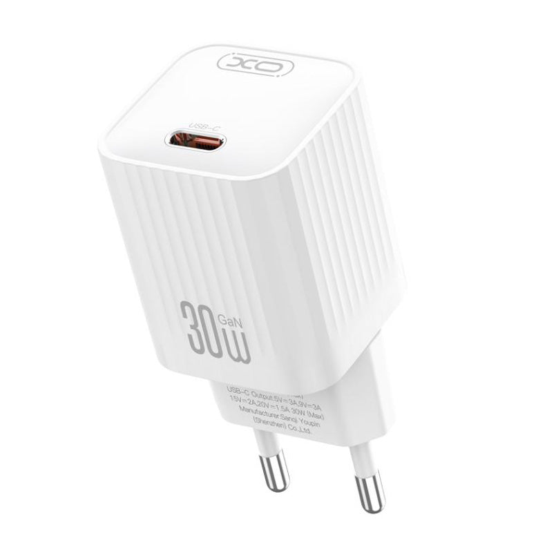 Φορτιστής Δικτύου XO Design L148, 30W, 3A, 1 x USB-C, Λευκό