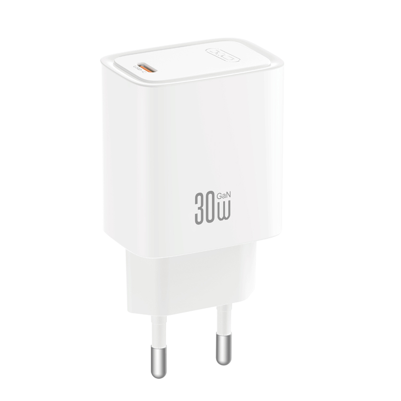 Φορτιστής δικτύου XO Design CE53, 30W, 3A, 1 x USB-C, Λευκός