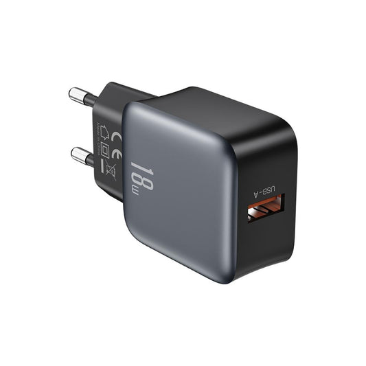 Φορτιστής Δικτύου XO Design L152, 18W, 3A, 1 x USB-A, Μαύρο