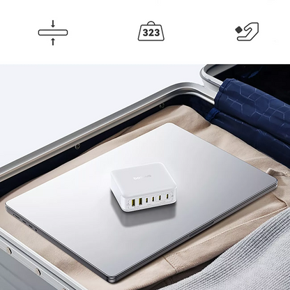 Φορτιστής Σταθμός Baseus EnerFill FH21, 120W, 2 x USB-A - 4 x USB-C, Λευκός E0120T01