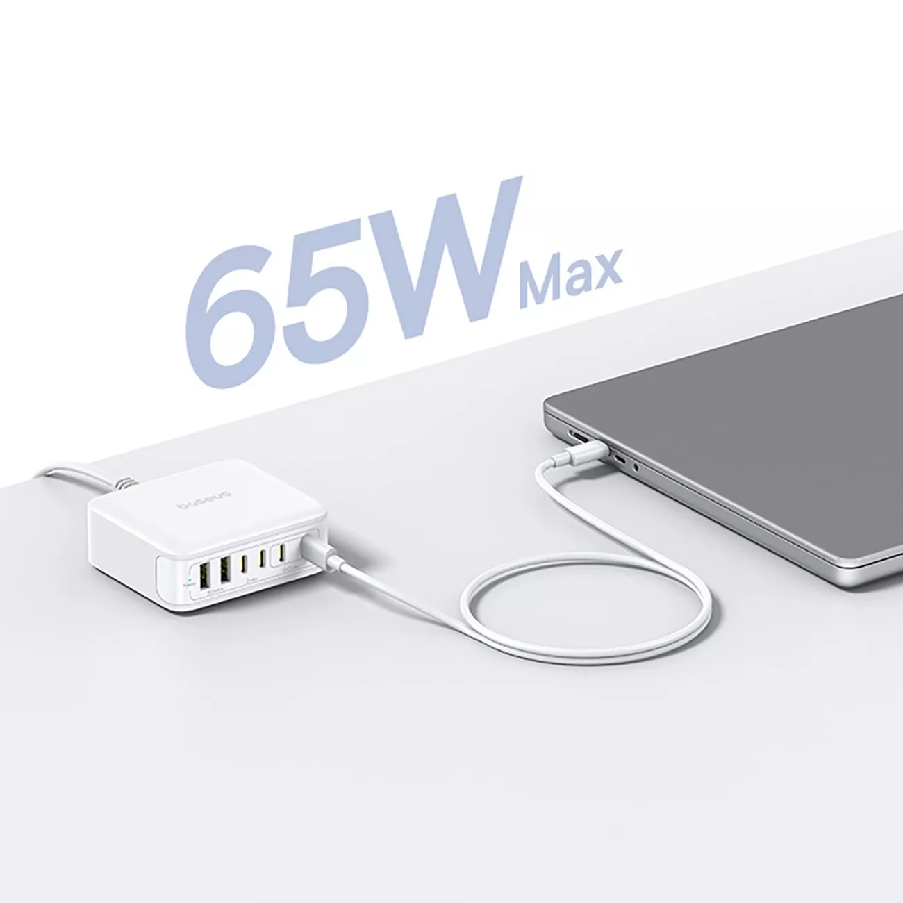 Φορτιστής Σταθμός Baseus EnerFill FH21, 120W, 2 x USB-A - 4 x USB-C, Λευκός E0120T01