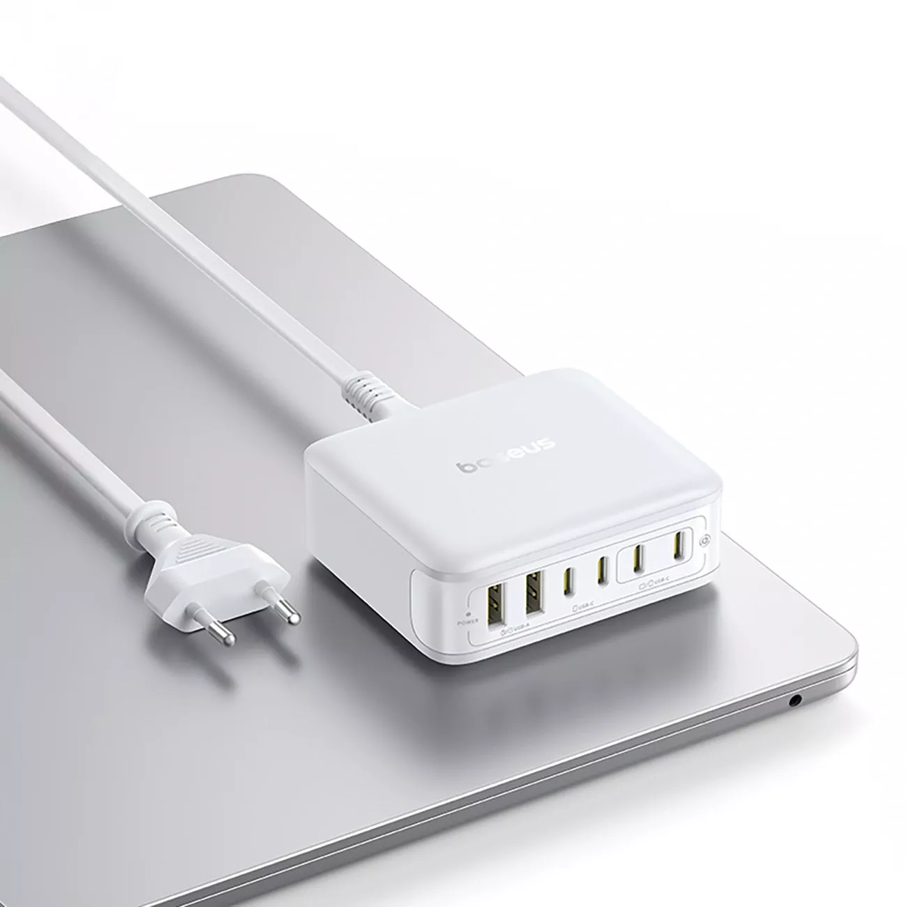 Φορτιστής Σταθμός Baseus EnerFill FH21, 120W, 2 x USB-A - 4 x USB-C, Λευκός E0120T01