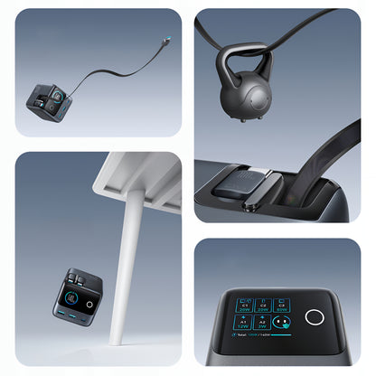 Φορτιστής Σταθμός με Καλώδιο USB-C Joyroom Podix JR-TRD01, 140W, 1 x USB-C - 2 x USB-A, Γκρι