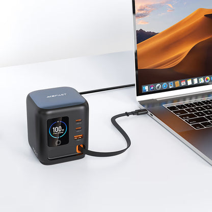 Φορτιστής Σταθμός με Καλώδιο USB-C Acefast Z10, 100W, 1 x USB-A - 2 x USB-C, Μαύρο