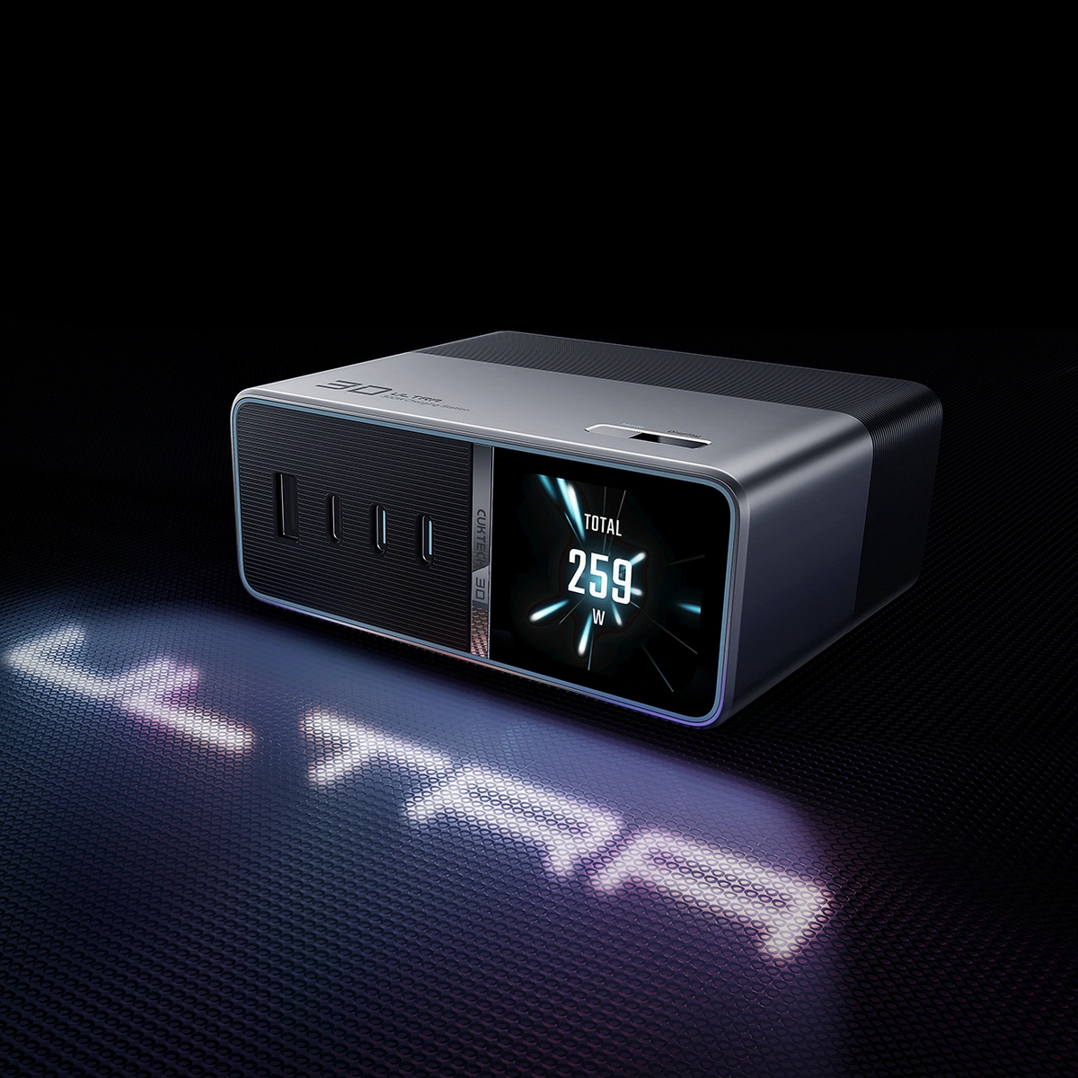 Φορτιστής Σταθμός Cuktech TA3005U, 300W, 1 x DC - 1 x USB-A - 3 x USB-C, Γκρι