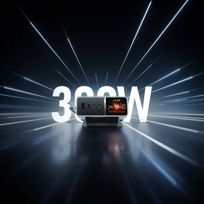 Φορτιστής Σταθμός Cuktech TA3005U, 300W, 1 x DC - 1 x USB-A - 3 x USB-C, Γκρι