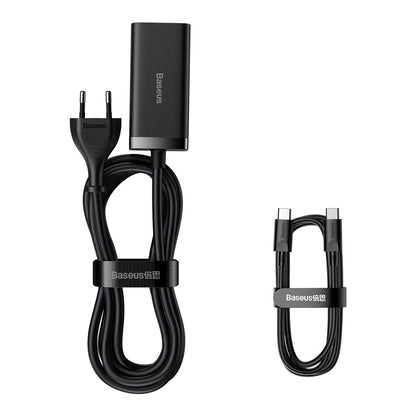 Φορτιστής Σταθμός USB-C Baseus GaN3 Pro, 100W, 5A, 2 x USB-A - 2 x USB-C, Μαύρο, Επανασυσκευασμένο CCGP000101