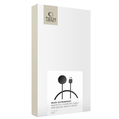 Ασύρματος Φορτιστής Tech-Protect MC03 Ultraboost για Samsung Galaxy Watch Series, USB-A, Μαύρο