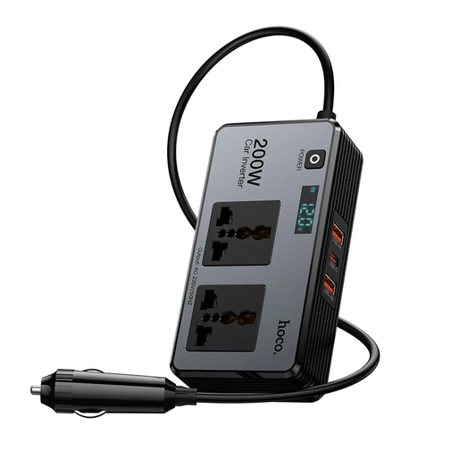 Ηλεκτρικός Αντιστροφέας Αυτοκινήτου HOCO Z66, 200W