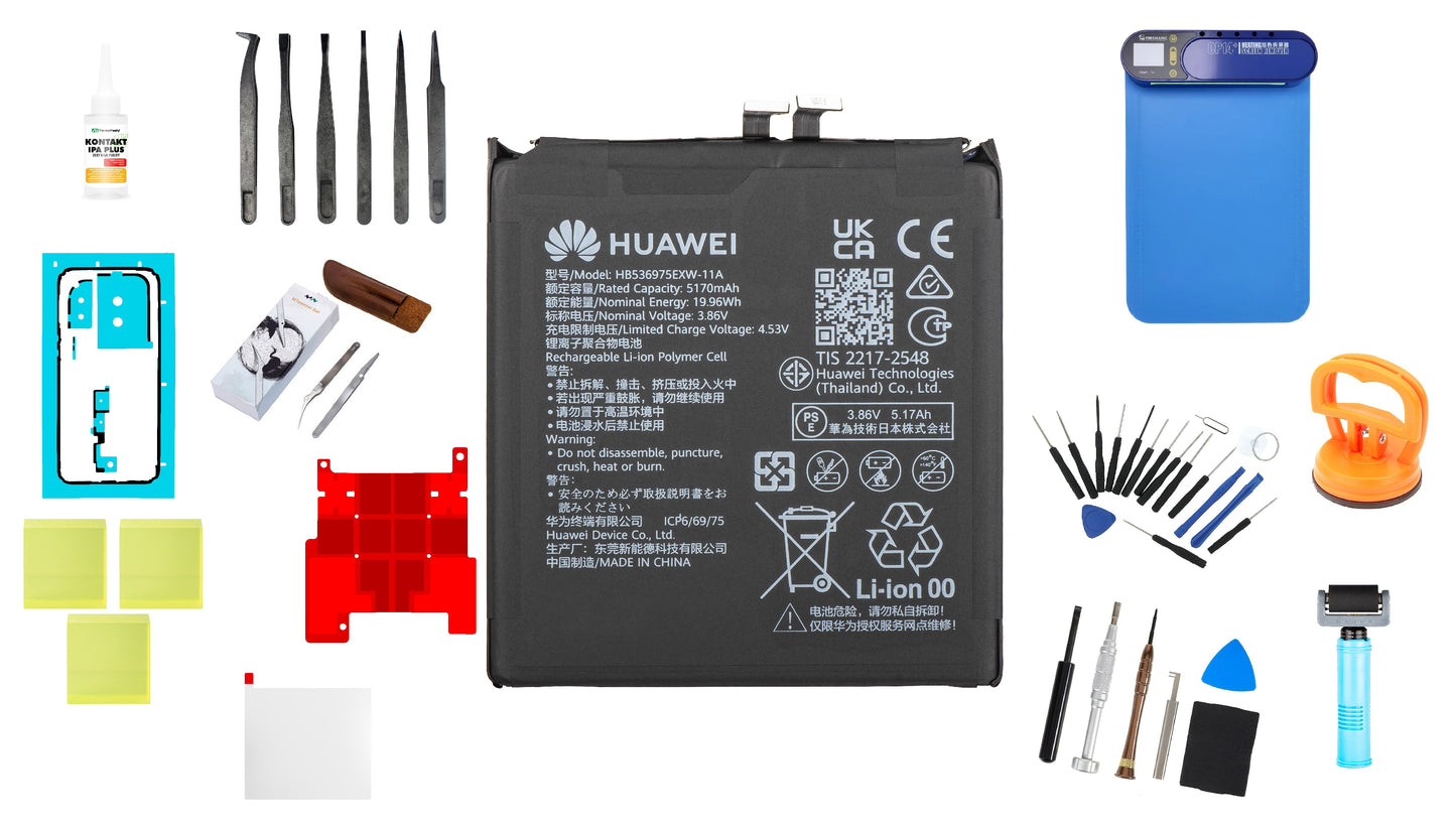 Κιτ Μπαταρίας HB536975EXW-11A για Huawei Pura 80 Ultra Service Pack και Αφιερωμένα Εργαλεία Σέρβις