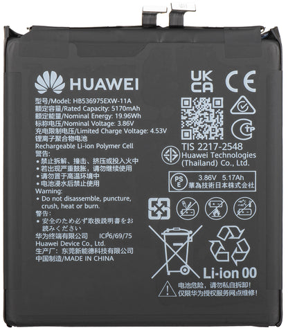 Κιτ Μπαταρίας HB536975EXW-11A για Huawei Pura 80 Pro Service Pack και Αφιερωμένα Εργαλεία Σέρβις