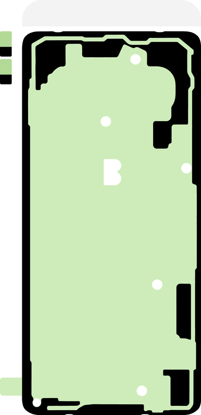 Kit Αυτοκόλλητο Καπάκι Μπαταρίας Samsung Galaxy S10+ G975, Service Pack GH82-18801A