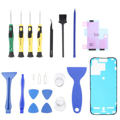 Jiafa JF-8182 Repair Kit for Apple iPhone 15 Pro Battery Replacement, 21in1