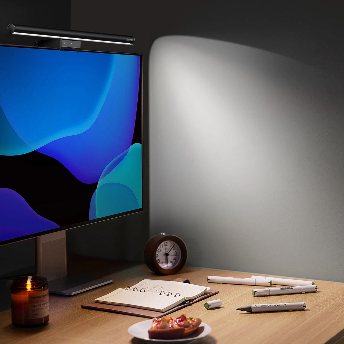Lampa Led Monitor Baseus i-Wok2, 2700K - 6500K, Neagra DGIW000101