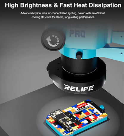 Λάμπα Relife RL-033E για Μικροσκόπιο, Μαύρη