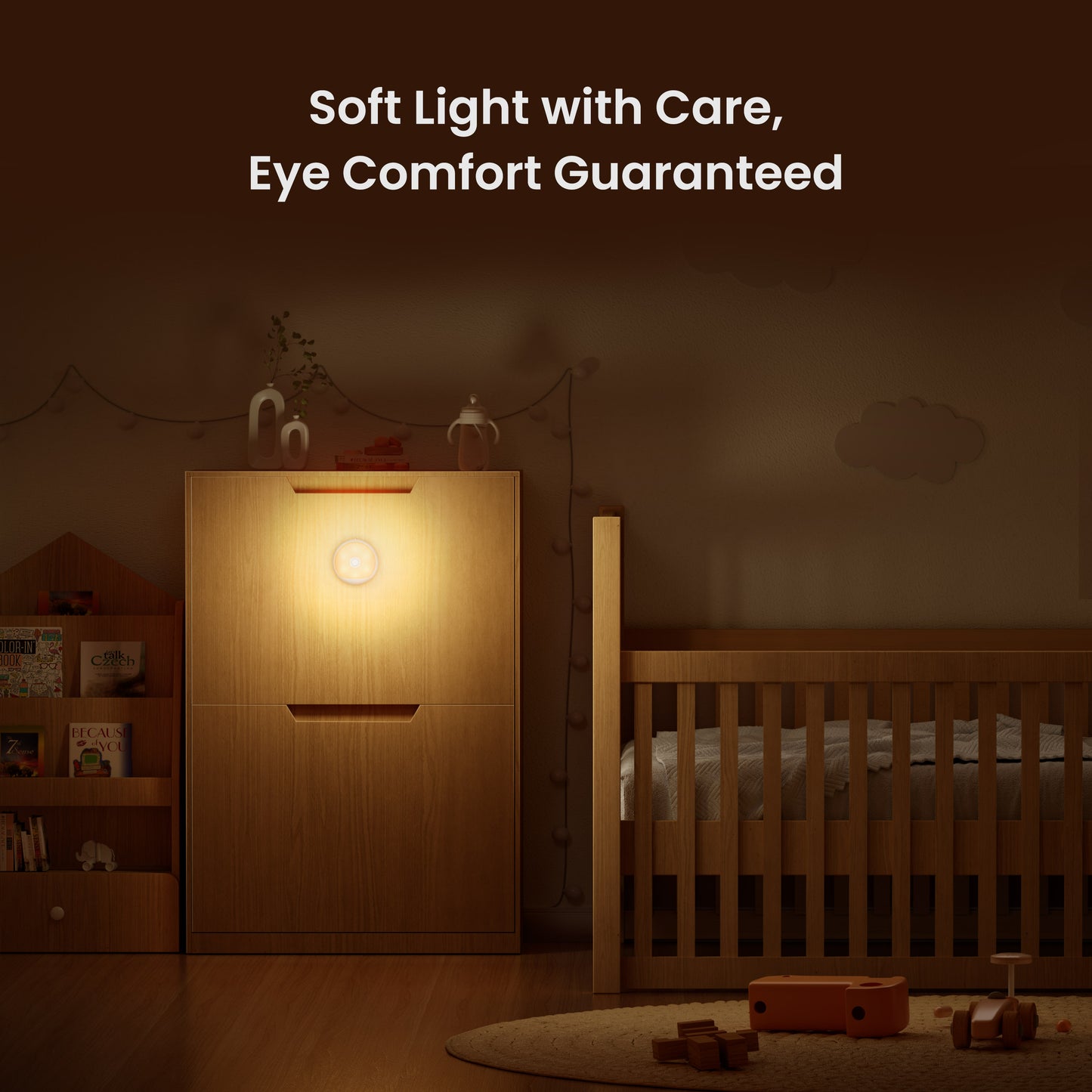 Λάμπα Led Φώτα Νυχτός Yeelight Polaris 2, Αισθητήρας, Λευκή YLYYD-0024