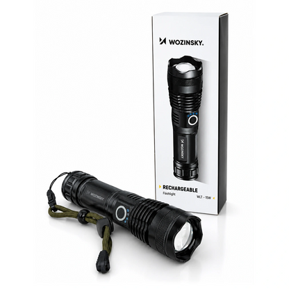 LED Flashlight WZK WLT-15W, 1500lm, IP65