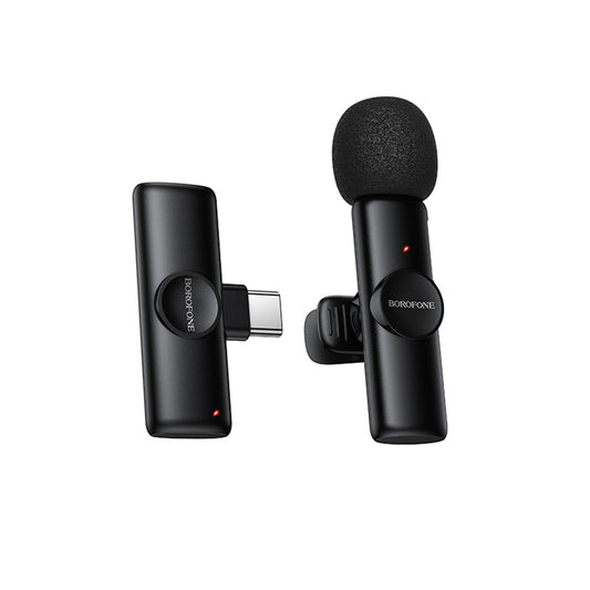 Lavaliera Borofone BFK16 Winner, USB-C, Μαύρο