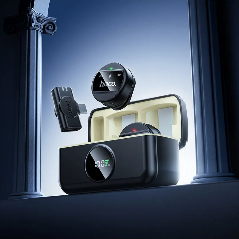 HOCO L22 Lavalier, USB-C / Lightning, Set of 2 pieces, Black