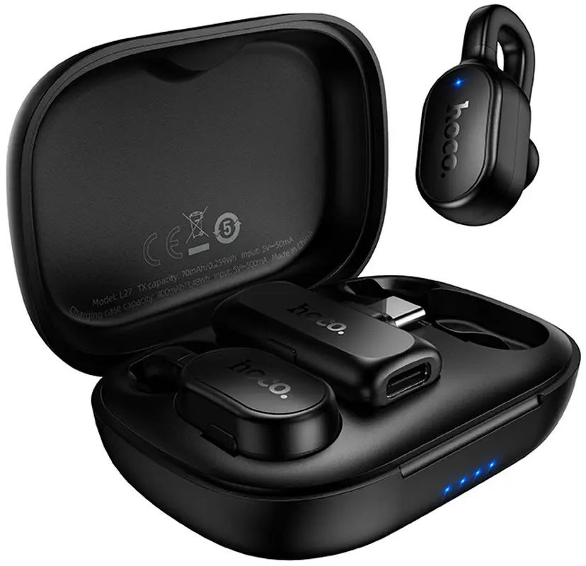 HOCO L27 Lavalier, USB-C, Set of 2, Black