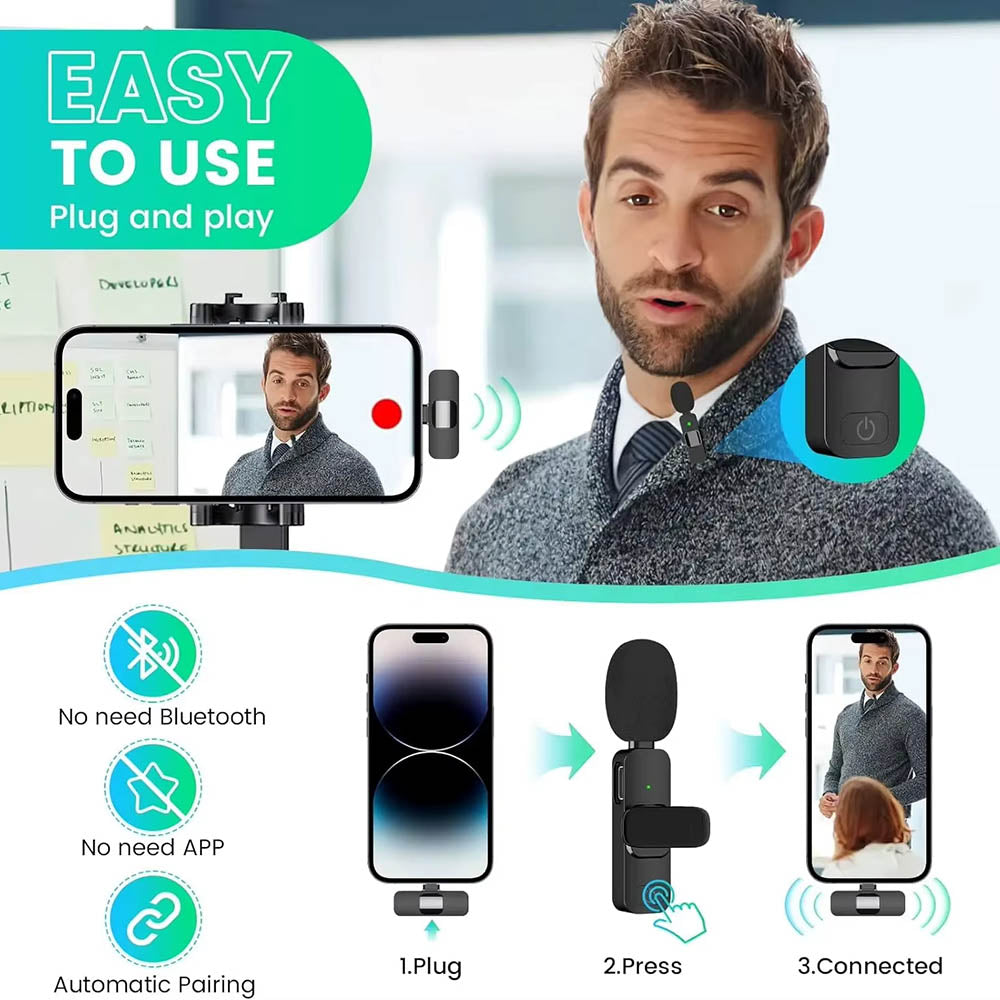 Lavaliera Techsuit LW1, Lightning, Σετ 2 τεμαχίων, Μαύρο