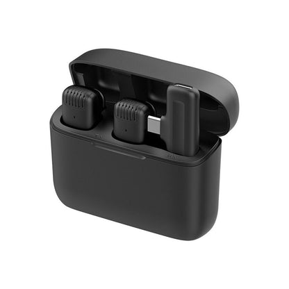 Techsuit LW4 Lavalier, USB-C, Set of 2 pieces, Black