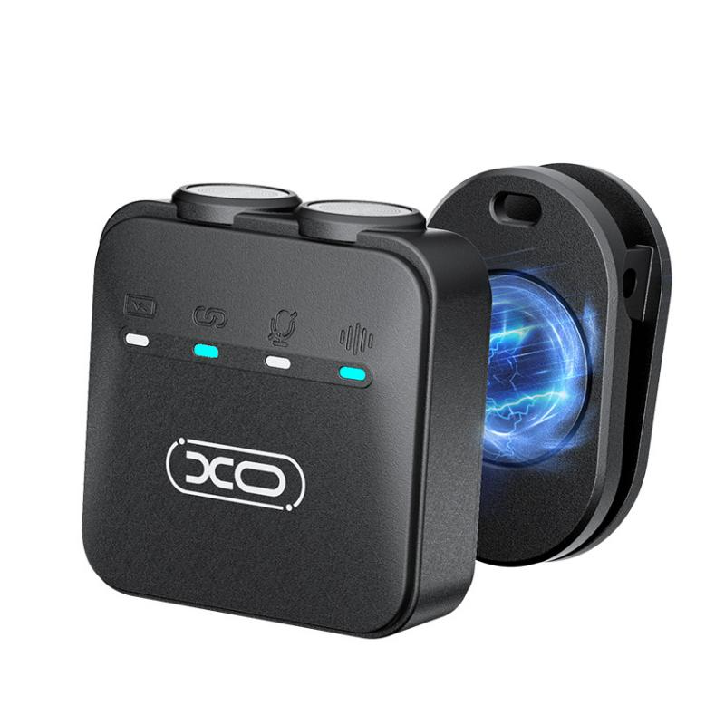 Lavaliera XO Design MC15 Dual, USB-C / Lightning, Σετ 2 τεμάχια, Μαύρο