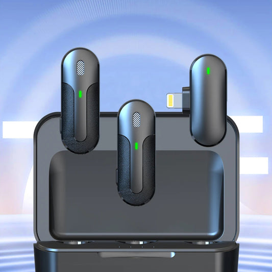 Lavaliera Yesido KR16, Lightning, Σετ 2 τεμαχίων, Μαύρη