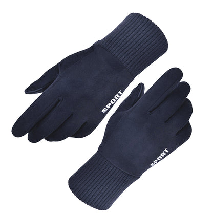Γάντια Χειμερινά Αφής Unisex Techsuit ST0009, Μέγεθος Universal, Μπλε