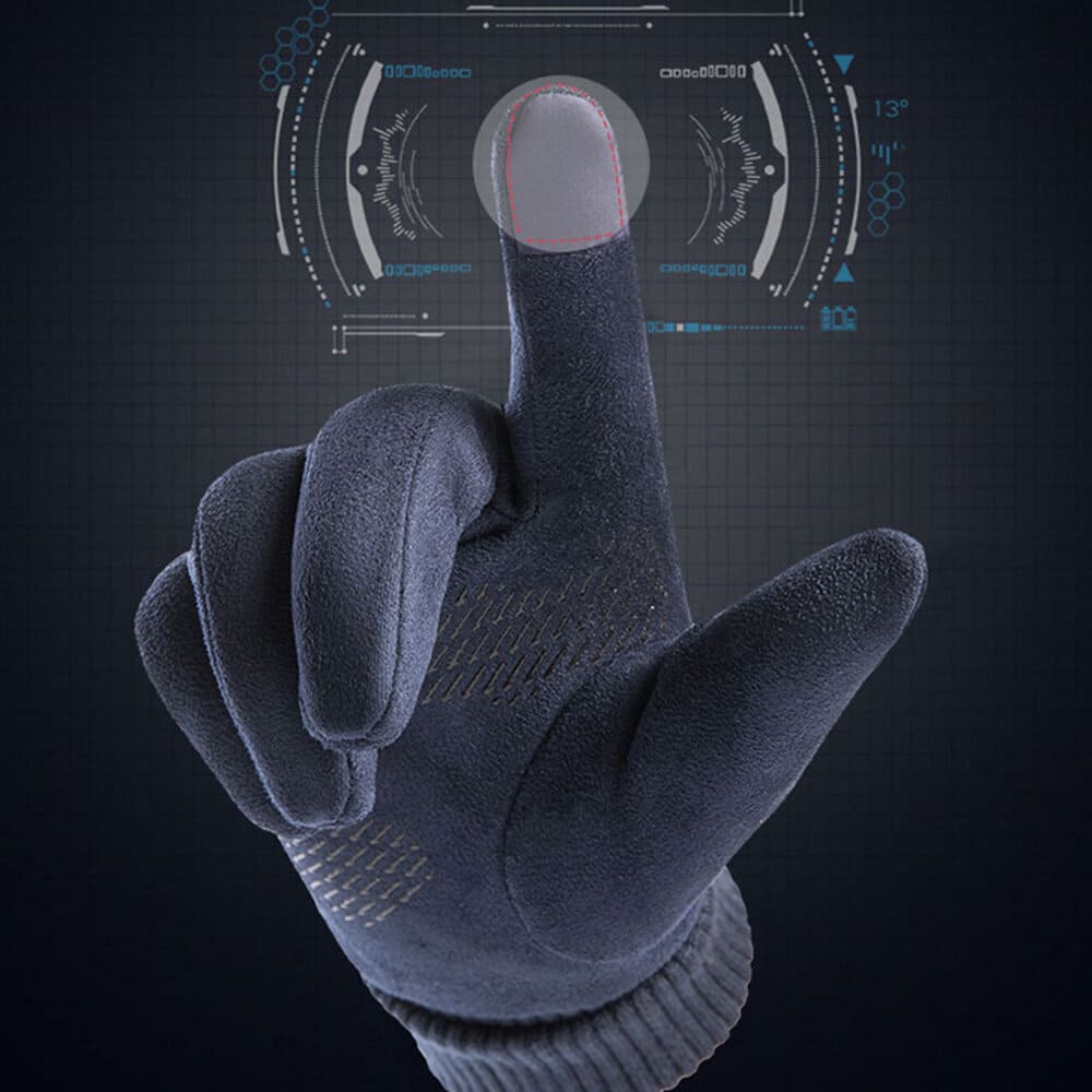 Γάντια Χειμερινά Αφής Unisex Techsuit ST0009, Μέγεθος Universal, Μπλε