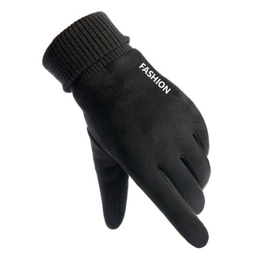 Γάντια Χειμερινά Αφής Unisex Techsuit ST0010, Μέγεθος Universal, Μαύρα