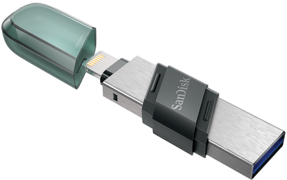 SanDisk iXpand Flip External Memory USB-A 3.1 / Lightning, 256Gb SDIX90N-256G-GN6NE