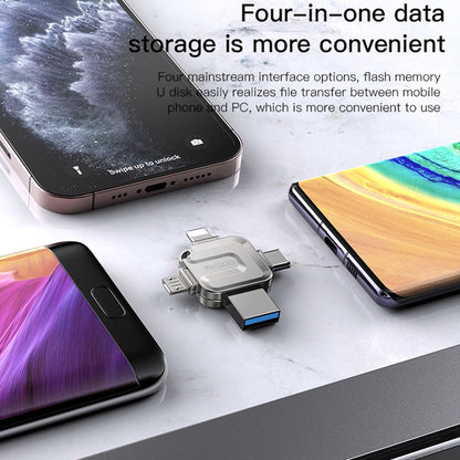 Εξωτερική Μνήμη USB-A 3.0 / Lightning / USB-C / microUSB Yesido FL15, 64Gb