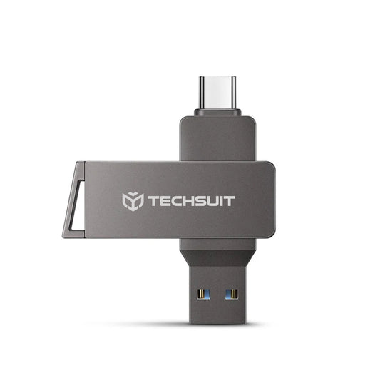Εξωτερική Μνήμη USB-A 3.0 / USB-C Techsuit THSM20, 64Gb