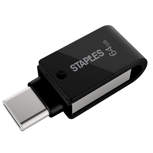 Εξωτερική Μνήμη USB-A 3.1 / USB-C Staples K23, 64Gb EKMMD64GK233CST