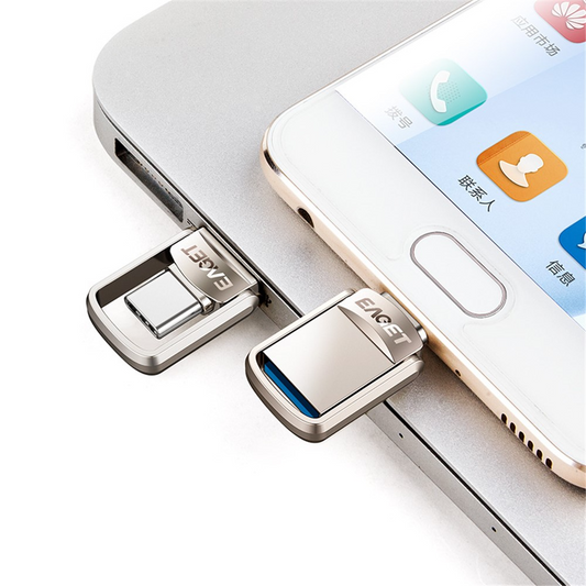 Εξωτερική Μνήμη USB-A 3.1 / USB-C Eaget CU20, 64Gb
