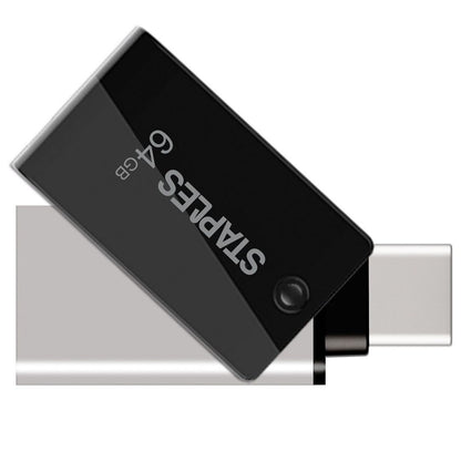 Εξωτερική Μνήμη USB-A 3.1 / USB-C Staples K23, 64Gb EKMMD64GK233CST