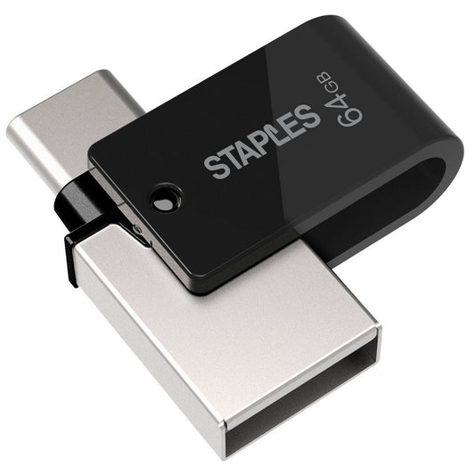 Εξωτερική Μνήμη USB-A 3.1 / USB-C Staples K23, 64Gb EKMMD64GK233CST