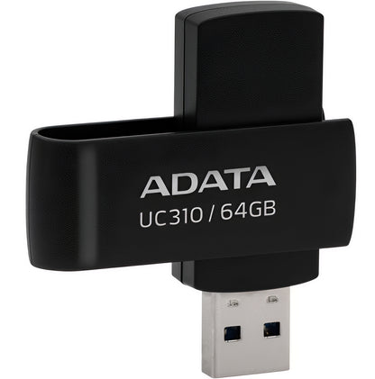 Εξωτερική Μνήμη USB-A 3.2 Adata UC310, 64Gb UC310-64G-RBK
