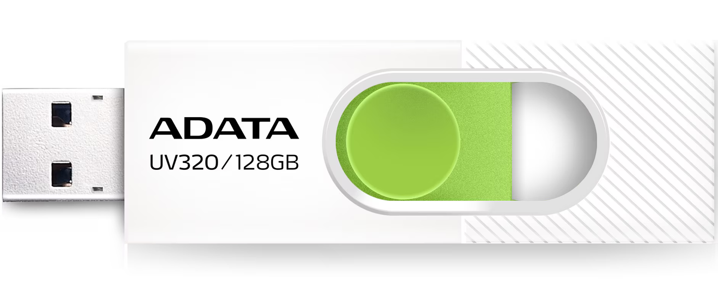 External Memory USB-A 3.2 Adata UV320, 128Gb AUV320-128G-RWHGN