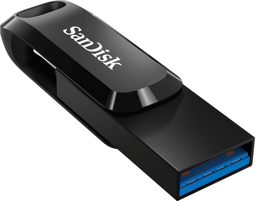 Εξωτερική Μνήμη USB-A 3.2 / USB-C SanDisk Ultra Dual Go, 512Gb SDDDC3-512G-G46