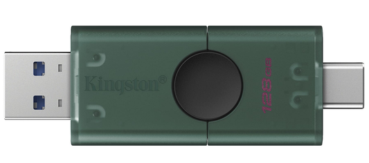 Εξωτερική Μνήμη USB-A 3.2 / USB-C Kingston Duo, 128Gb DTDEG2/128GB