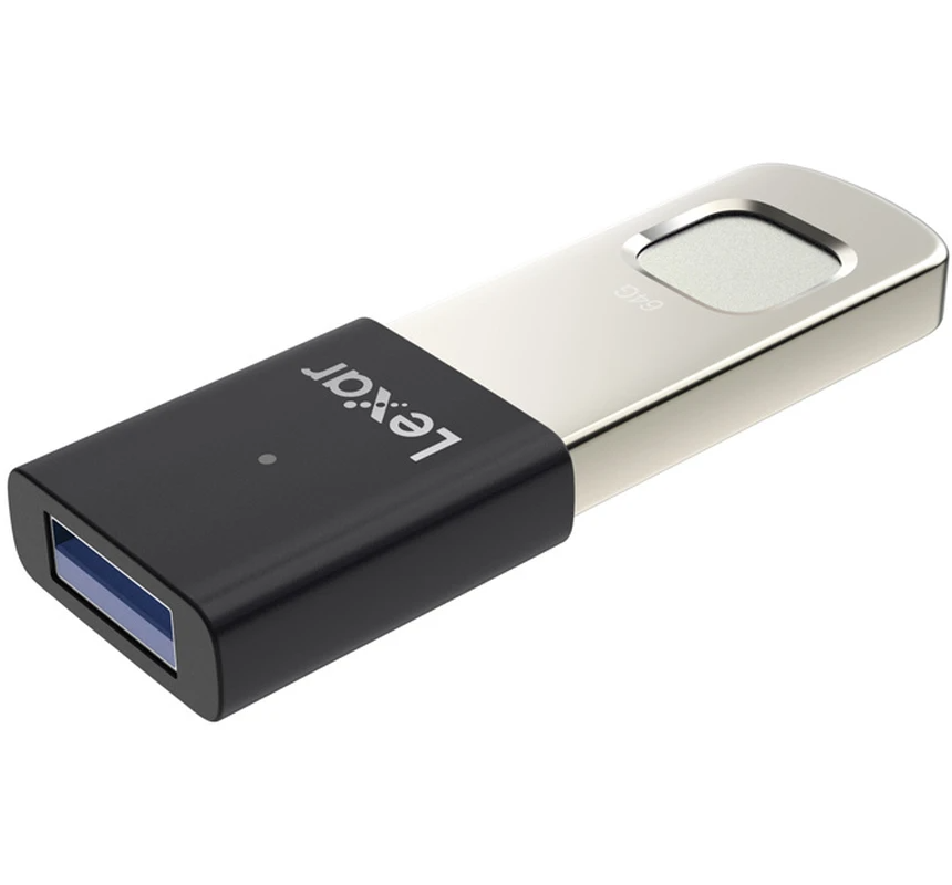 Εξωτερική Μνήμη USB-A 3.2 Lexar JumpDrive Fingerprint F35 Pro, 64Gb
