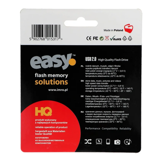 Εξωτερική Μνήμη USB-A Imro Easy, 128Gb