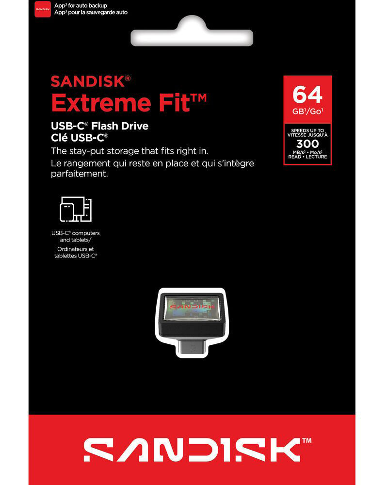 Εξωτερική Μνήμη USB-C SanDisk Extreme Fit, 64Gb SDCZ530-064G-G46