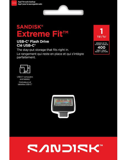 Εξωτερική Μνήμη USB-C SanDisk Extreme Fit, 1TB SDCZ530-1T00-G46
